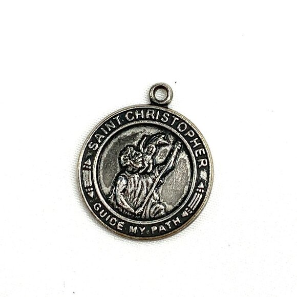 Alex and Ani Saint Christopher Charm Bracelet Silver Finish - Picture 1 of 2